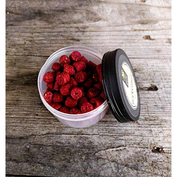 Lion baits Пеллетс насадочный просверленный "Ред халибут" 8мм 100гр, фото , изображение 3