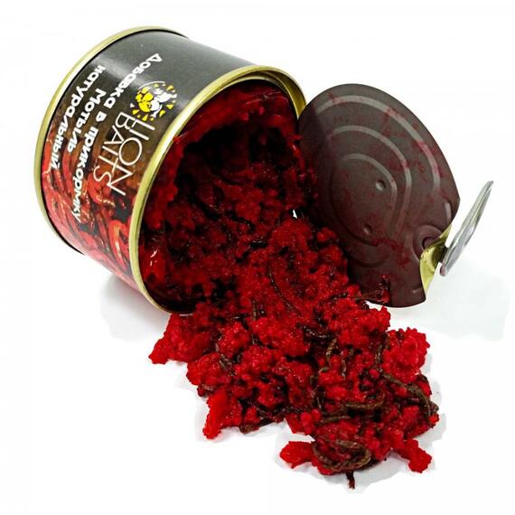 Добавка в прикормку "Мотыль натуральный" 140мл (ж/б), фото , изображение 2