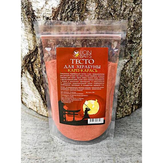 Lion Baits Тесто для Херабуны "Карп-Карась" 300гр, фото , изображение 2