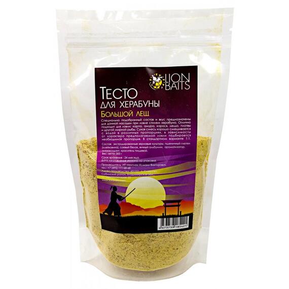 Lion Baits Тесто для Херабуны "Большой лещ" 300гр, фото 