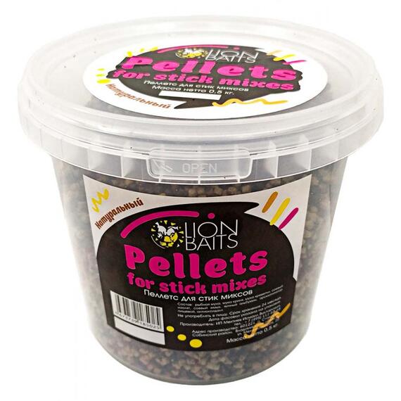 Пеллетс для стик-миксов "Натуральный" - 500гр (ведро), фото 