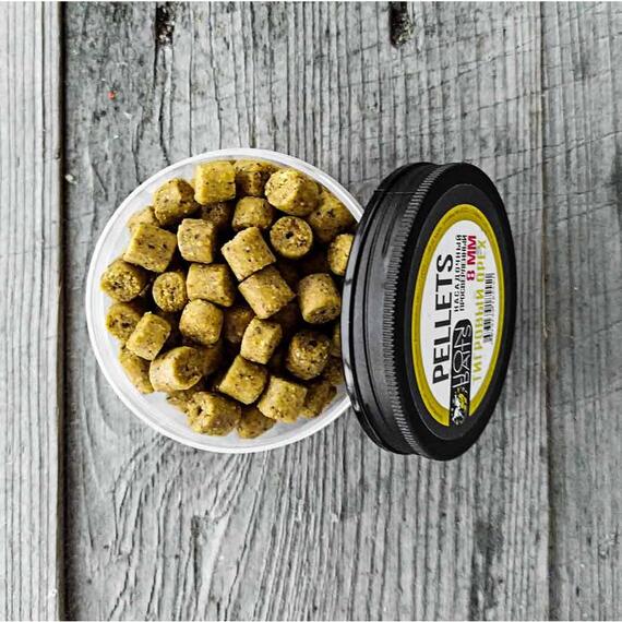 Lion baits Пеллетс насадочный просверленный "Тигровый орех" 8мм 100гр, фото , изображение 3