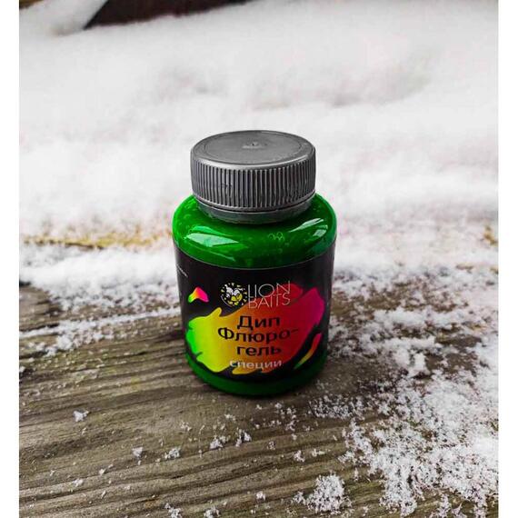 Lion Baits Дип Флюро-гель "Специи" 130 мл, фото , изображение 2