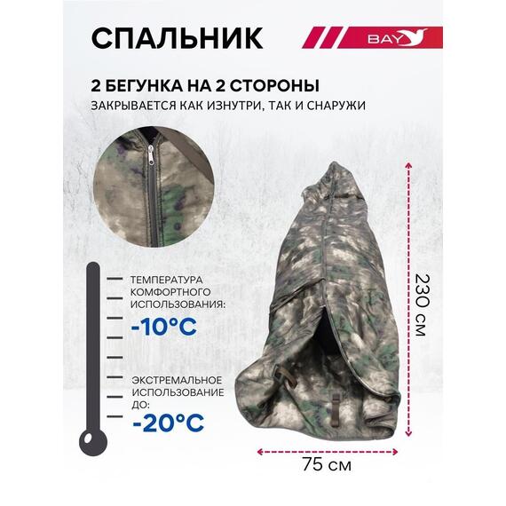 Спальный мешок Трансформер 4 мультикам -20 (230х145), фото , изображение 3