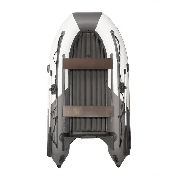 Лодка моторная килевая Лоцман М-330 НДНД белый/черный, фото , изображение 2