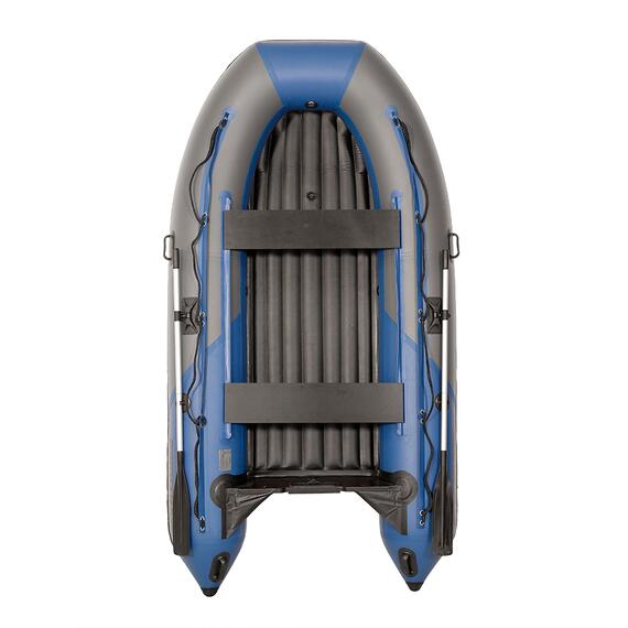 Лодка моторная килевая Лоцман М-330 НДНД серый/синий, фото , изображение 2