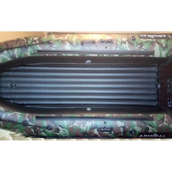 Надувная лодка Адмирал 320 НДНД Камуфляж Зеленый, фото , изображение 5