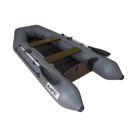 Надувная лодка ПВХ Барс 3200 Слань-книжка киль (графит), фото , изображение 3
