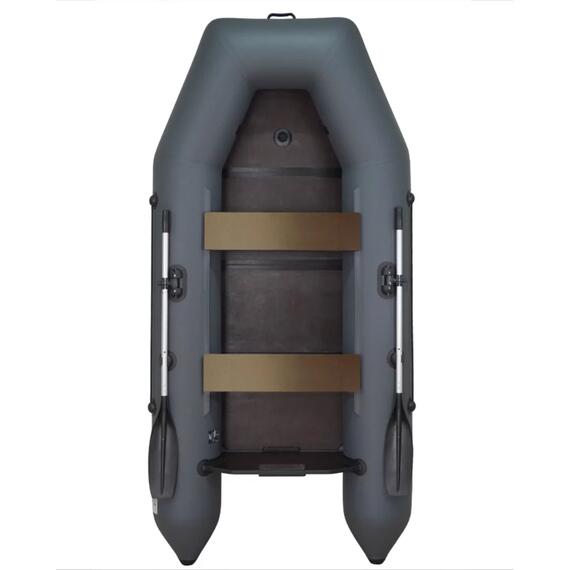 Надувная лодка ПВХ Барс 3200 Слань-книжка киль (графит), фото 