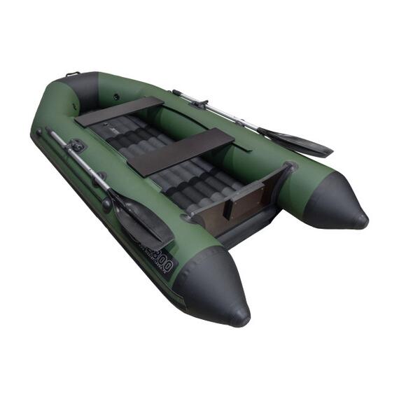 Надувная лодка Аква 2800 НДНД зеленый/черный, фото , изображение 3