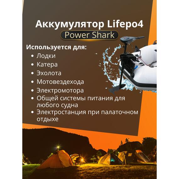 Аккумулятор Lifepo4 Power Shark 12V 60AH, фото , изображение 8