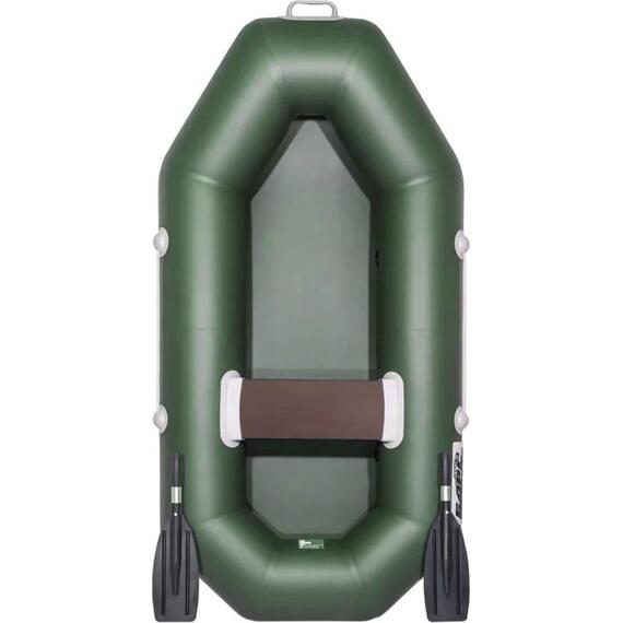 Надувная гребная лодка ПВХ Барс 200 (зеленый), фото 