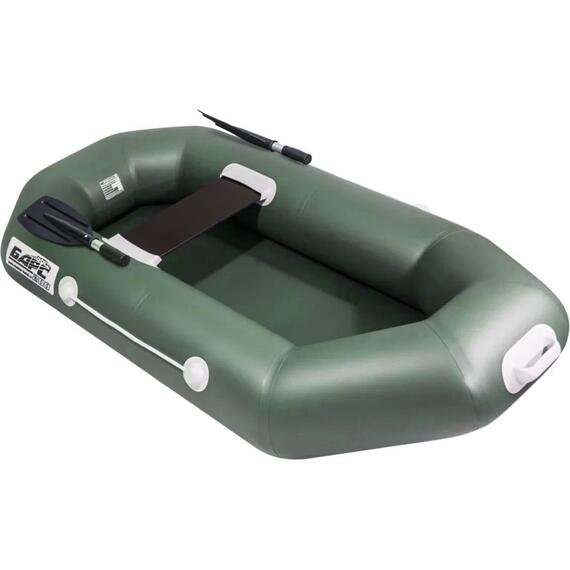 Надувная гребная лодка ПВХ Барс 200 (зеленый), фото , изображение 4