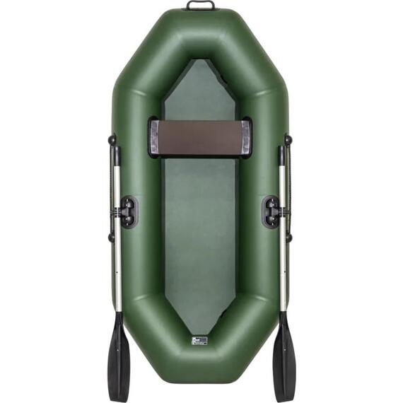 Надувная гребная лодка ПВХ Барс 230 (зеленый), фото 