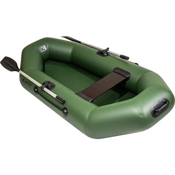 Надувная гребная лодка ПВХ Барс 230 (зеленый), фото , изображение 3