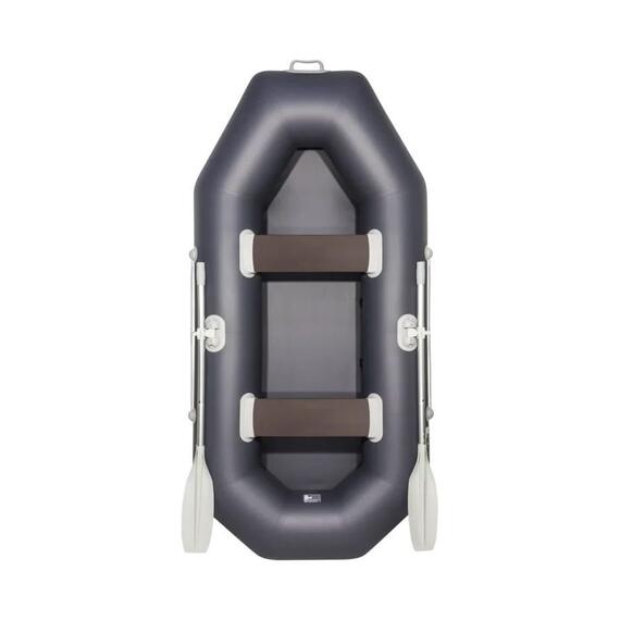Надувная гребная лодка ПВХ Барс 260 (графит), фото 