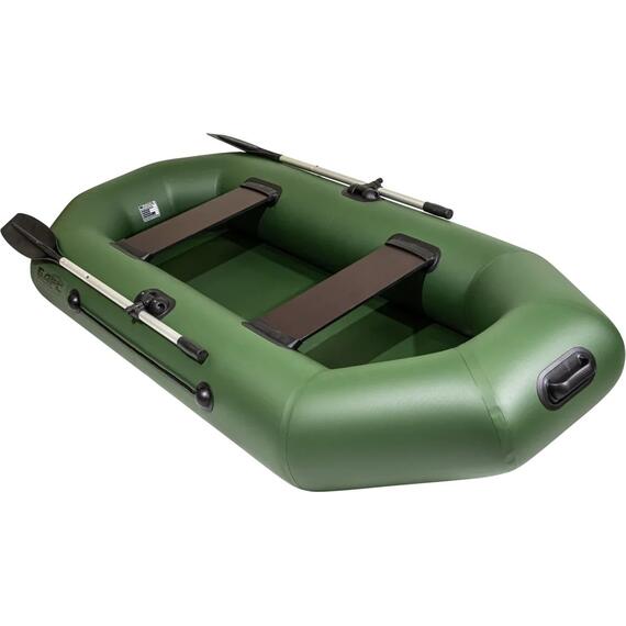 Надувная гребная лодка ПВХ Барс 260 (зеленый), фото , изображение 3