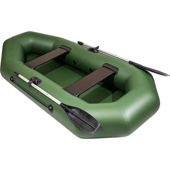 Надувная гребная лодка ПВХ Барс 260 (зеленый), фото , изображение 4