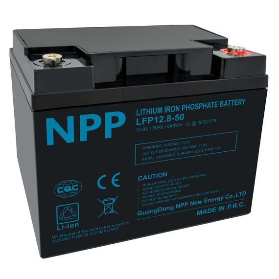 Аккумулятор NPP LiFePO4-X 12.8 V, 50 Ah (100A), фото 