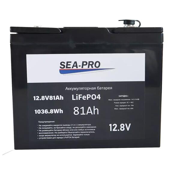 Аккумулятор SEA-PRO 81Ah 12,8V LiFePo4, фото 