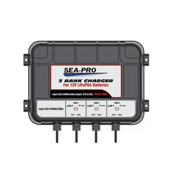 Зарядное устройство Sea-Pro ТЕ4-0287 (3х12В LiFePo4), фото 