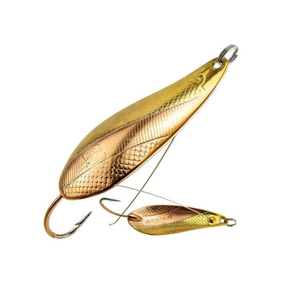 Блесна RB Атом-N 18гр -06 "незацепляйка" золочение/медь, фото 