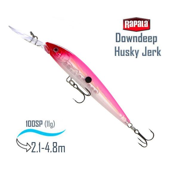 Воблер RAPALA Downdeep Husky Jerk 10, GPCL, Цвет: GPCL, Вес гр: 11, Длина, мм: 100 мм, фото 