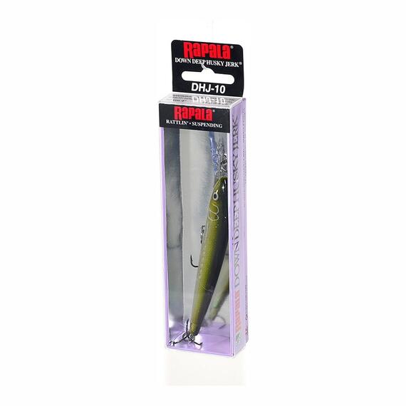 Воблер RAPALA Downdeep Husky Jerk 10, OGH, Цвет: OGH, Вес гр: 11, Длина, мм: 100 мм, фото , изображение 4