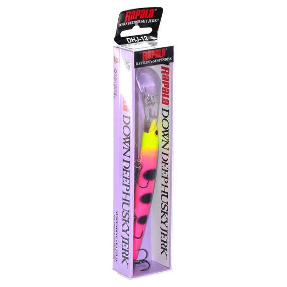 Воблер RAPALA Downdeep Husky Jerk 12, FPN, Цвет: FPN, Вес гр: 15, Длина, мм: 120 мм, фото , изображение 2