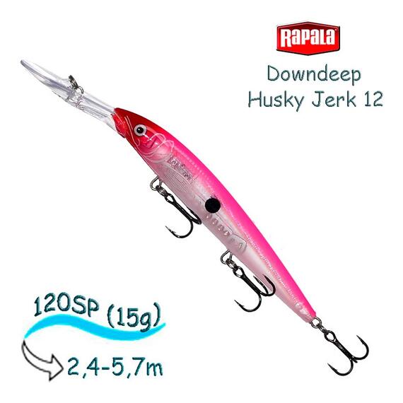 Воблер RAPALA Downdeep Husky Jerk 12, GPCL, Цвет: GPCL, Вес гр: 15, Длина, мм: 120 мм, фото 