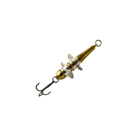 Блесна RB Девон Стрекоза 21 гр. -02 латунь/лак, Цвет: 02, Вес блесны (г): 21, фото 