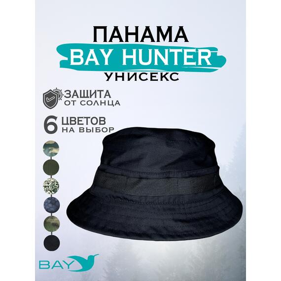 Шапка-панама Bay 60/62 черный, Размер: 60/62, Расцветка: черный, фото 