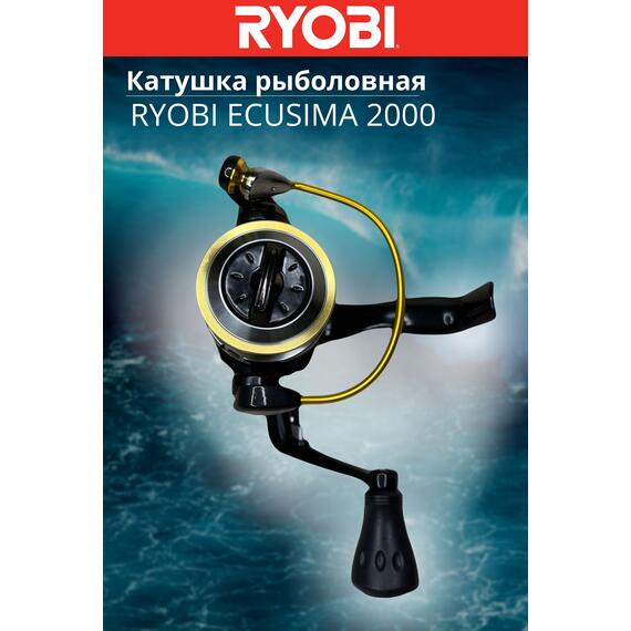 Катушка рыболовная RYOBI ECUSIMA 2000, Размер шпули: 2000, фото , изображение 4