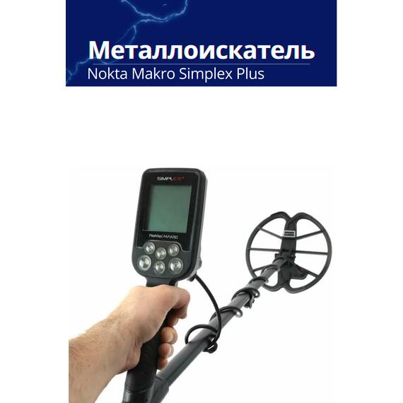 Металлоискатель Nokta Makro Simplex Plus, фото , изображение 5