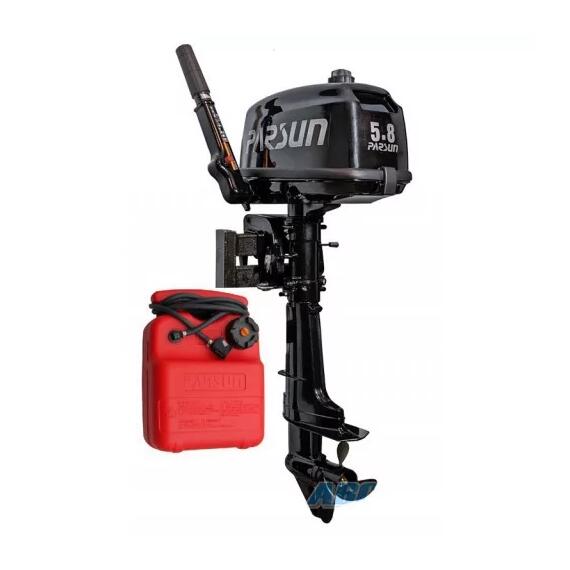 Лодочный мотор Parsun T 5.8 BMS + бак 12 л, фото 