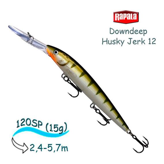 Воблер RAPALA Downdeep Husky Jerk 12, YP, фото 