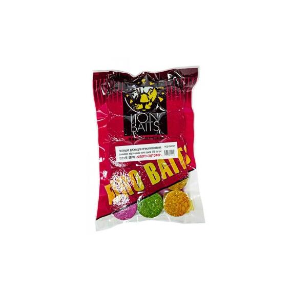 Lion baits Пылящие диски для прикармливания Флюро-Светофор "Мед Юкатан" 15шт, Вкус для группировки: мед Юкатан, фото 