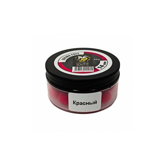 Lion Baits Бойлы плавающие Pop-Up "Aroma Free" (без аромы) красные 14 мм, Вкус: без вкуса, Расцветка: красный, Диаметр (мм): 14, фото 