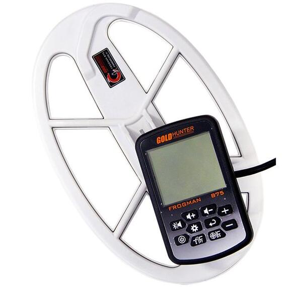 Металлоискатель Gold Hunter Frogman B75 WHITE с белой катушкой 11", фото , изображение 11