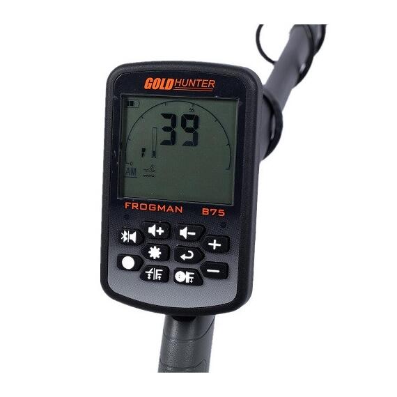 Металлоискатель Gold Hunter Frogman B75 WHITE с белой катушкой 11", фото , изображение 2