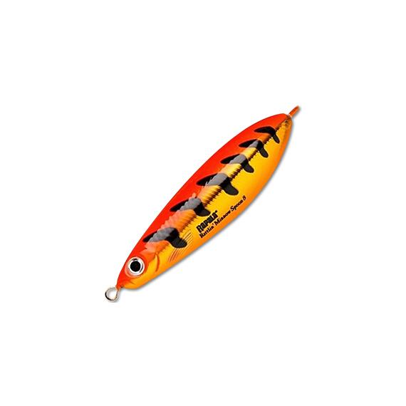 Незацепляйка с шумовой камерой RAPALA Rattlin' Minnow Spoon 08, GFRT, фото 