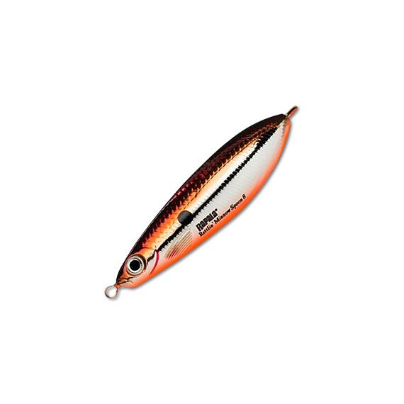 Незацепляйка с шумовой камерой RAPALA Rattlin' Minnow Spoon 08, SBR, фото 