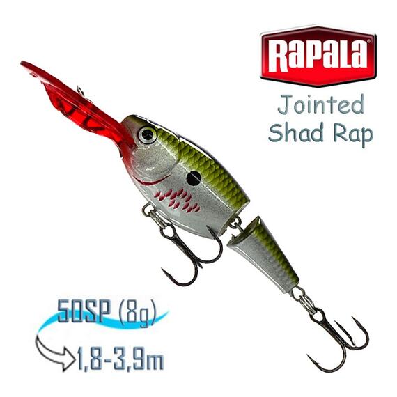 Воблер RAPALA Jointed Shad Rap 05, BOF, Цвет: BOF, фото 