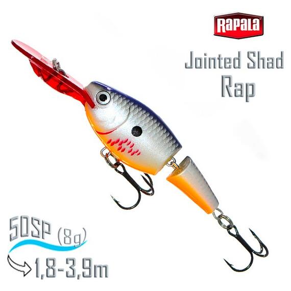 Воблер RAPALA Jointed Shad Rap 05, BOSD, Цвет: BOSD, фото 