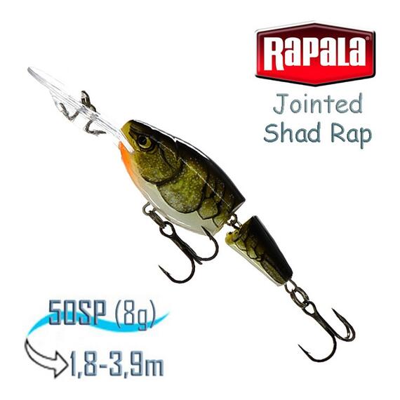 Воблер RAPALA Jointed Shad Rap 05, CW, Цвет: CW, фото 