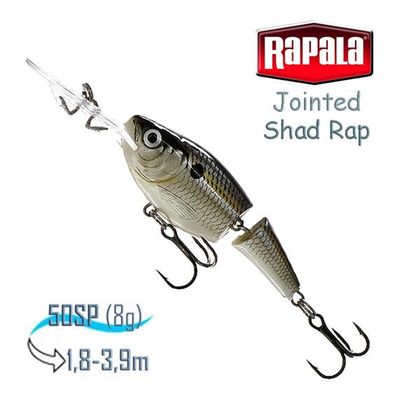 Воблер RAPALA Jointed Shad Rap 05, SSD, Цвет: SSD, фото 