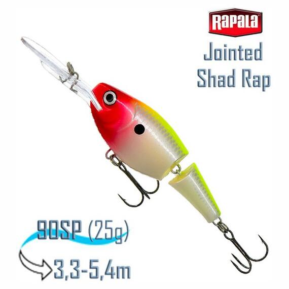 Воблер RAPALA Jointed Shad Rap 09, CLN, фото 