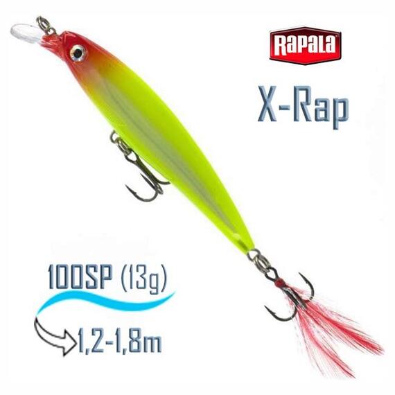 Воблер RAPALA X-Rap 10, CLN, Цвет: CLN, Вес гр: 13, Длина, мм: 100 мм, фото 