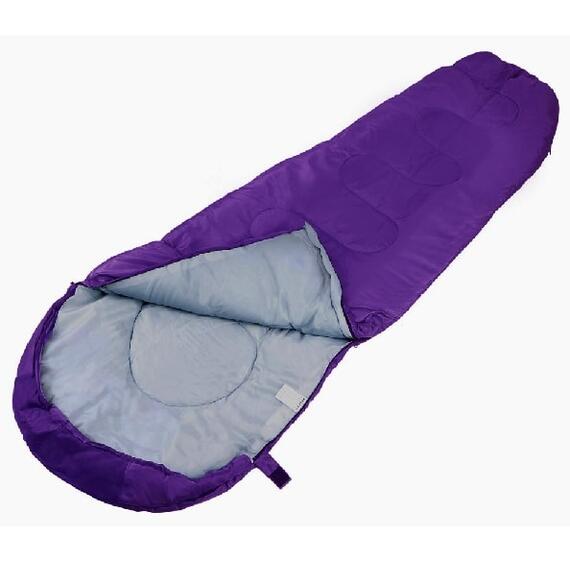 Спальный мешок ACAMPER BERGEN 300г/м2 фиолетовый, фото , изображение 2