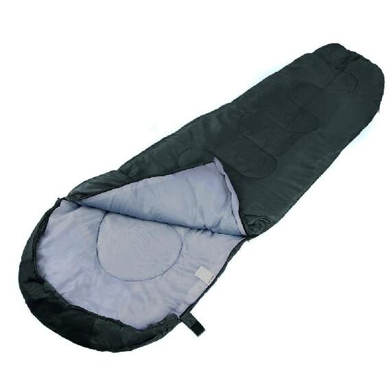 Спальный мешок ACAMPER BERGEN 300г/м2 хаки, фото , изображение 3